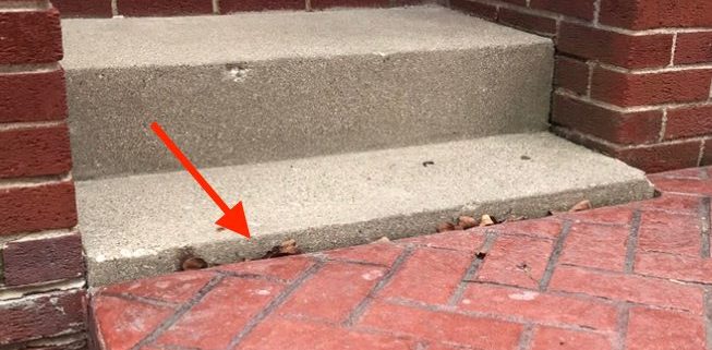 Concrete patio needs raising | St. Louis, Missouri
