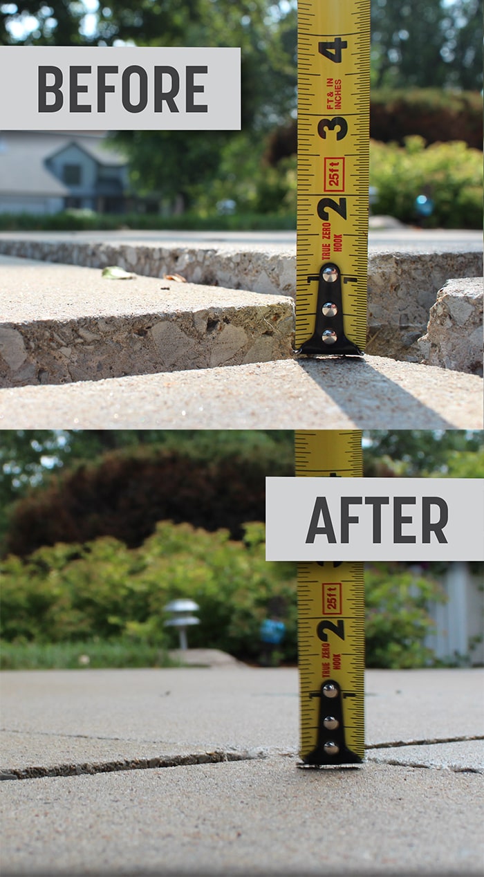 Voids under your concrete? We can fill it and stabilize it.