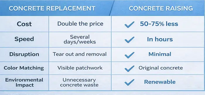 Replacement vs Raising Replacement vs Raising