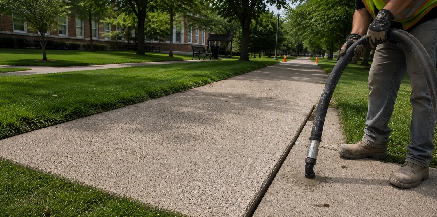 Municipal Sidewalk Mudjacking St Louis